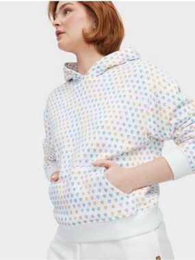 NWT! ROLLER RABBIT X TARGET Disco Hearts Sweatshirt. Medium.